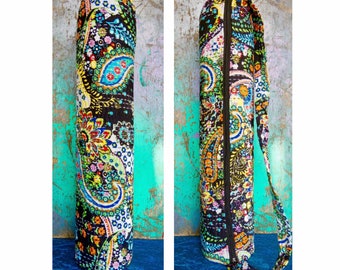 Handgemachte Kantha Yoga Tasche | Yogatasche aus Baumwolle | Boho Yogatasche | Öko Yoga Tasche | leichte Yogatasche