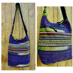 Woven cotton bag | boho bag | hippie bag | festival bag | crossbody bag