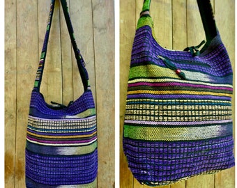 Woven cotton bag | boho bag | hippie bag | festival bag | crossbody bag