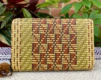 Woven rattan purse | boho purse | hippie purse | ethnic purse | ladies purse | gifts for her