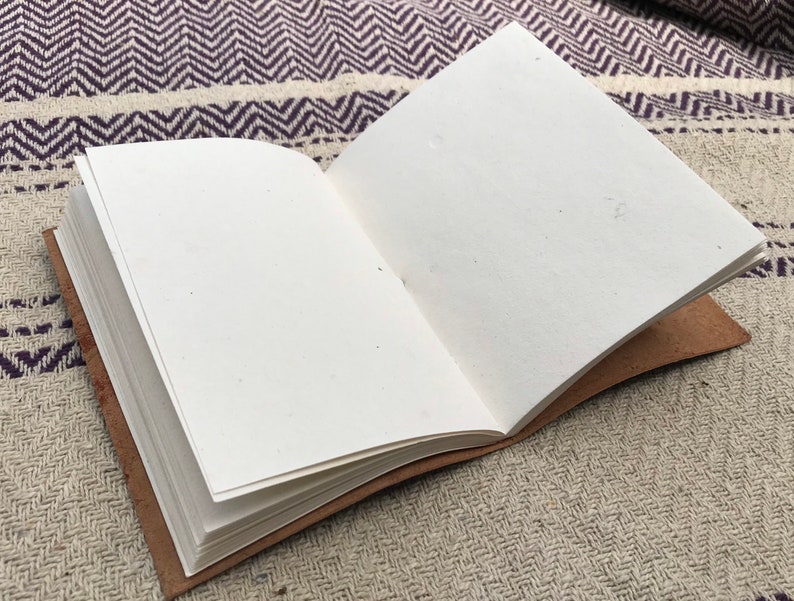 Embossed Leather Journal Large Sun & Moon Handmade Etsy UK