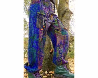 Warm Cosy Fleece Blanket Trousers | UNISEX | Winter Boho Hippie Baggy