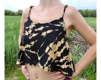 Tie dye crop top | festival fashion | boho clothing | hippie clothing | tie dye clothing