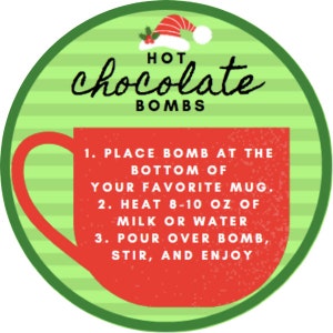 Hot Chocolate/Naughty Hot Chocolate Bombs Gift Tags2