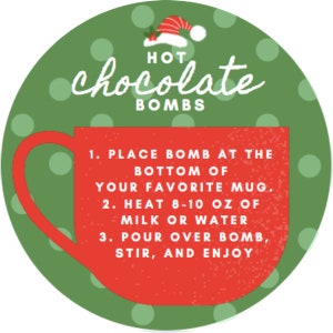 Hot Chocolate/Naughty Hot Chocolate Bombs Gift Tags3
