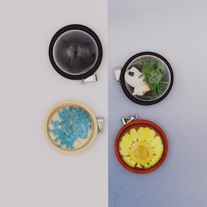 10sets 20-30mm Glass Dome Hollow Glass Hemisphere with wood base Glass vial pendant Glass cover Jewelry Pendant DIY