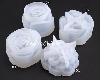 3D flower Silicone Mold Resin flowers making Resin jewelry tool UV epoxy resin molds decorative craft