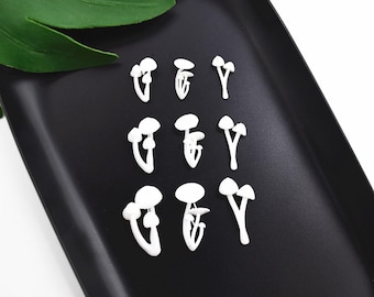 3D Micro Mushroom For Resin Art DIY Craft Resin Jewelry Casting Filler, Mini Mushroom Landscape Decoration