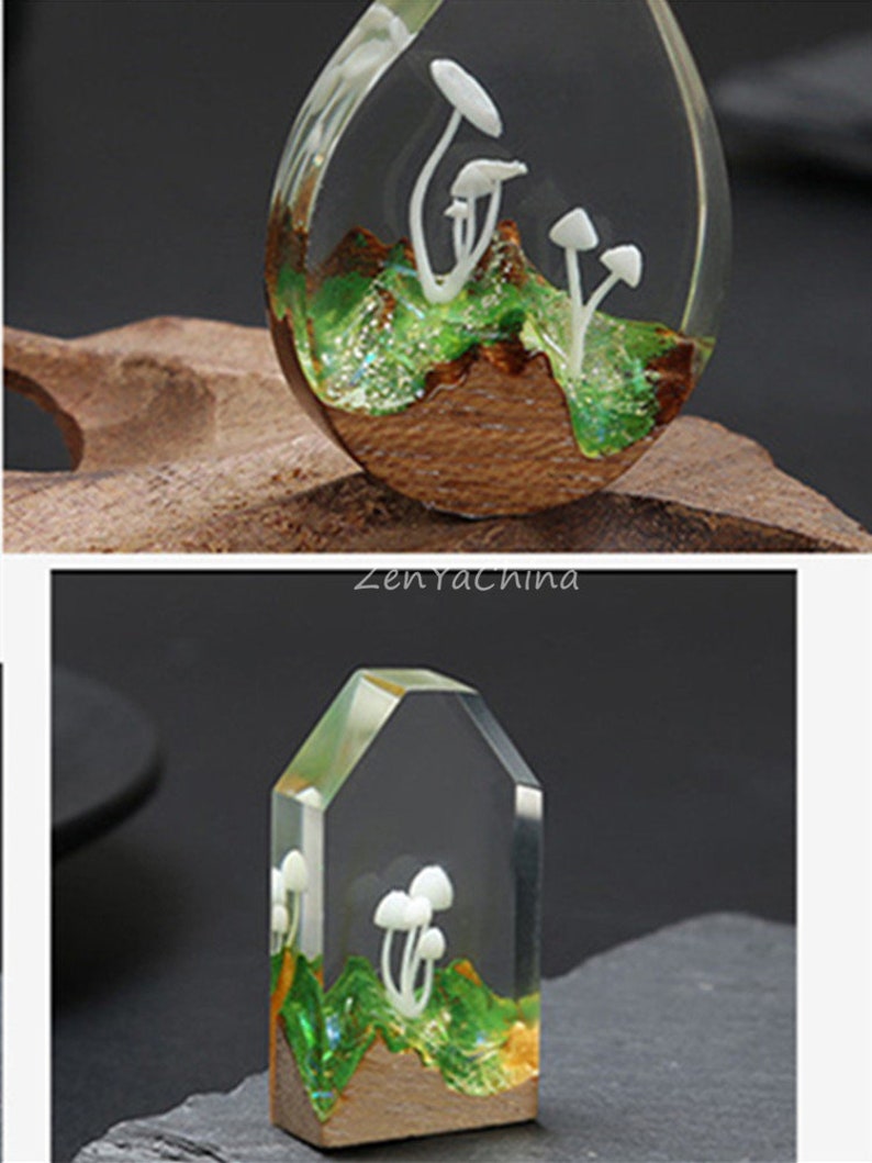 3D Micro Mushroom for Resin Art DIY Craft Resin Jewelry Etsy