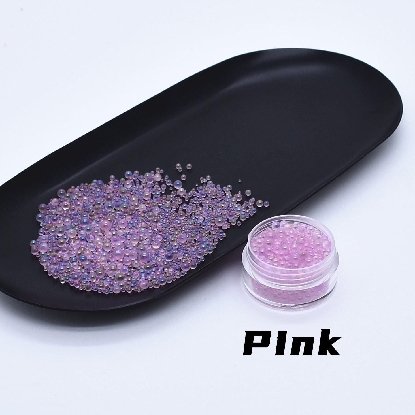 Mini Bubble Ball da 1-3 mm, piccole perle per nail art in resina epossidica, riempitivo per sfere di vetro - Italia