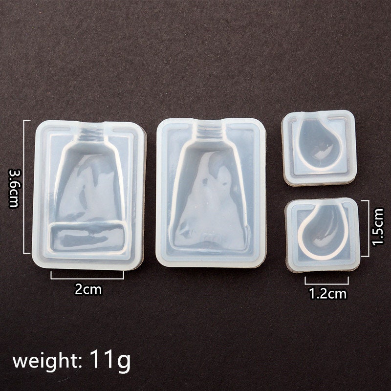 Toothpaste Silicone Mold Jewelry Making DIY Tool UV Epoxy Etsy