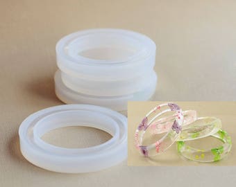 ブレスレットシリコンモールド樹脂シリコンモールドジュエリーエポキシ樹脂モールドDIYブレスレットDIYクラフト