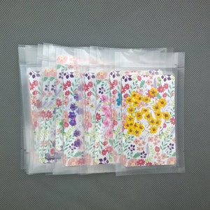 24 pieces per package 0.6-1cm little Narcissus real dried flowers Pressed flowers natural flower in Vacuum drying package, Nail stickers image 3