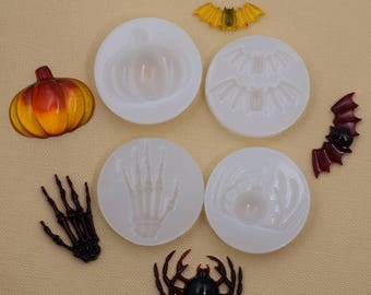 Halloween theme all hallows day Mold Resin casting Mould for DIY Jewelry Craft Making handmade jewelry