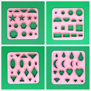 Polymer Clay Cutter Drop Dangle Clay Cutter | Various Shape in One Clay Cutting Tool Polymer Clay Earring Tool