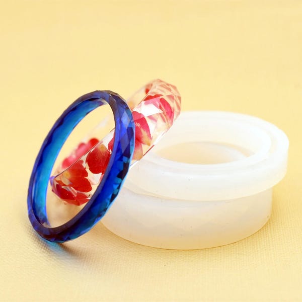 Diamond surface bracelet Silicone Mold Resin casting Mould for DIY Jewelry Craft Making handmade jewelry