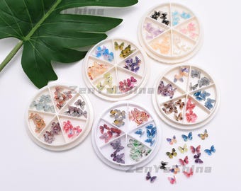 30piece Mixed Acrylic Tiny Butterlfy As Filler For Nail Art Resin Casting Jewelry Making
