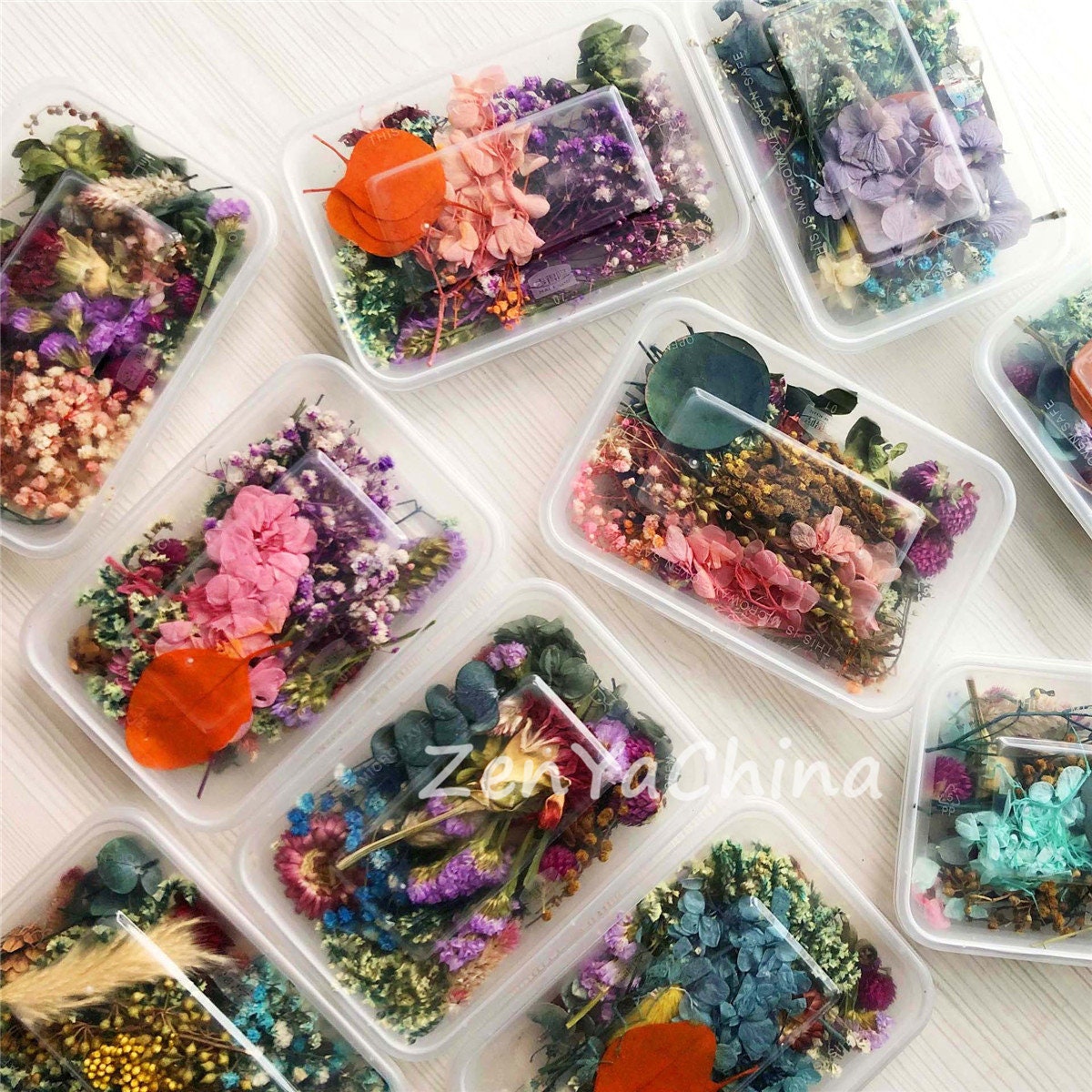 Pressed Flowers Pack, Dry Flowers for Resin Art, DIY Dried Flowers Specimen  Art Crafting, Silicone Mold Filler, DIY Resin Art Project 