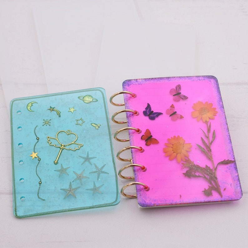 Notebook Cover Silicone Mold Resin Handmade DIY Epoxy Resin Etsy