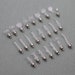 10pcs 5mm Outside Diameter glass vial with tassel cap glass vial pendant 23 designs choose name on rice bottles locket wish bottles 