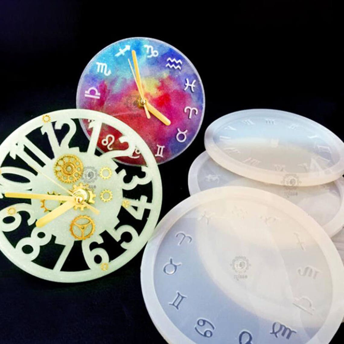 1pc Clock Silicone Mold Resin Silicone Mould handmade DIY Etsy