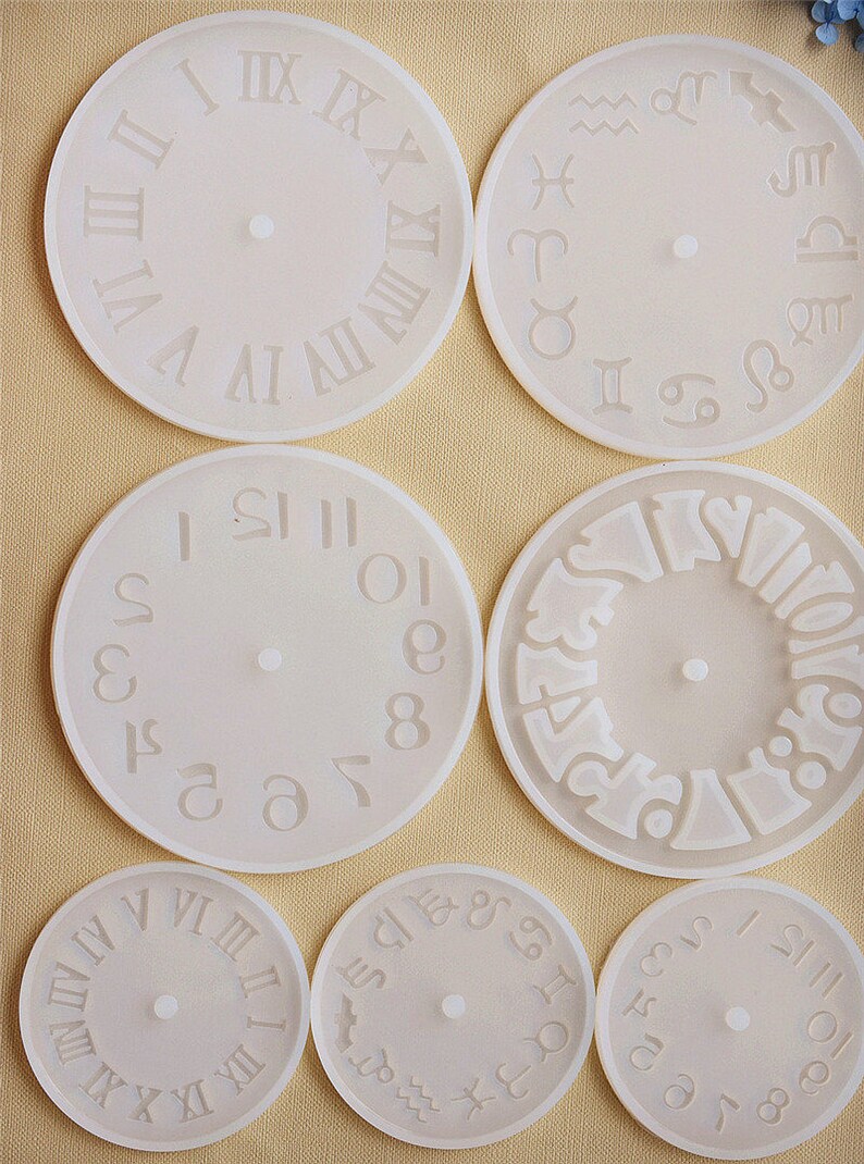 1pc Clock Silicone Mold Resin Silicone Mould Handmade DIY Etsy