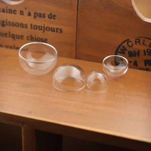 10pcs 15mm 20mm 25mm 30mm Half Glass Globe Glass Dome Cabochon Glass Cover Jewelry making supply