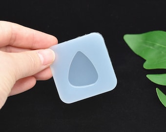 Guitar pick DIY Silicone Mold Jewelry Making TOOL  Epoxy Resin Molds handmade craft Guitar pick casting mold