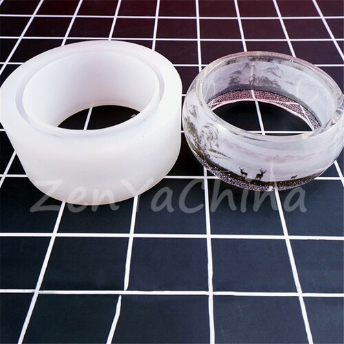 Diamond Surface Bracelet Silicone Mold Resin Casting Mould for Etsy