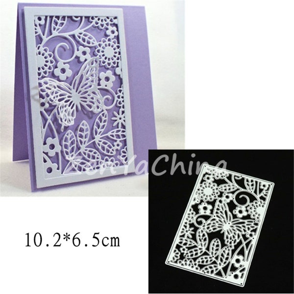 Hollowed Butterfly Cutting Die DIY Craft Metal Cutting Die Scrapbook Embossed Paper Card Album Craft Template Stencil Dies Animal Metal Die