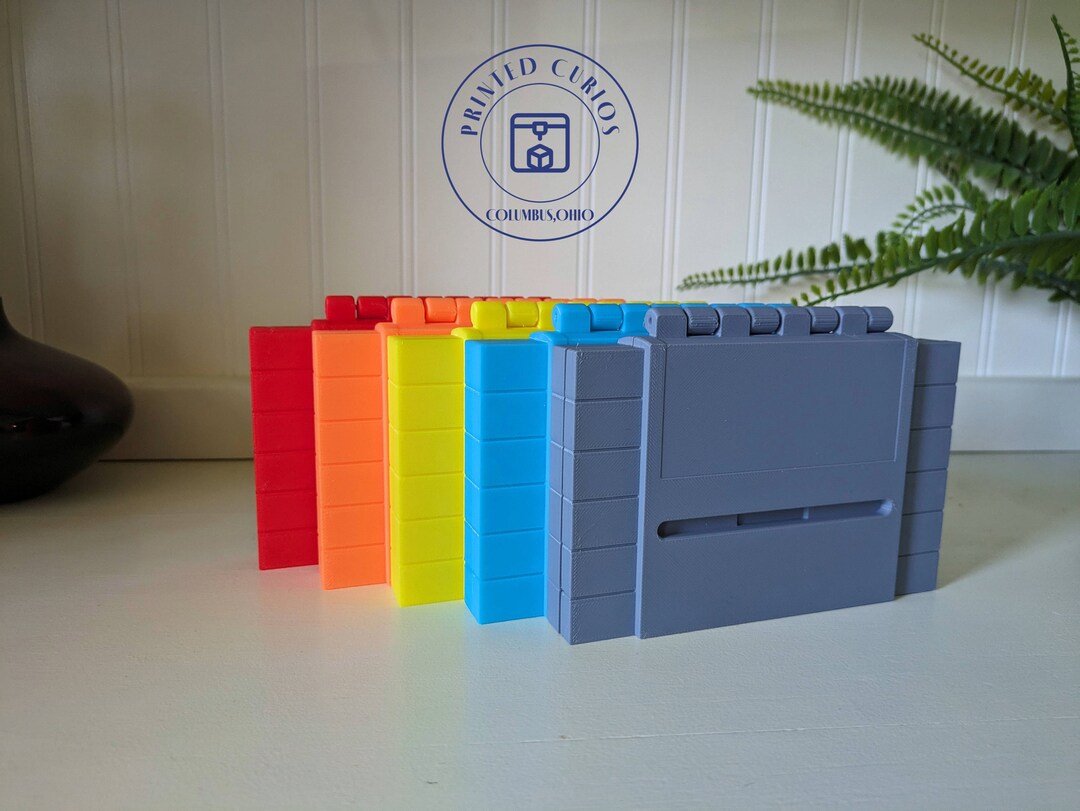Retro SNES Cartridge Nintendo Switch Game Case: Magnetic Closure, Holds ...