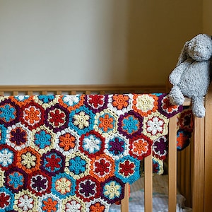 Crochet Blanket Pattern | Crochet Blanket | Crochet Pattern | Hexagonal Crochet | Hexagon Pattern