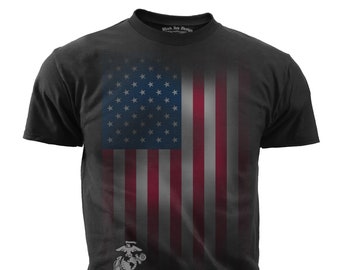 USMC Veteran Flag T-Shirt