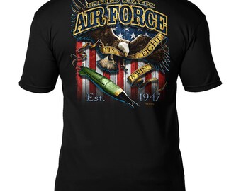 US Air Force 'Fighting Eagle' 7.62 Design Battlespace Men's T-Shirt