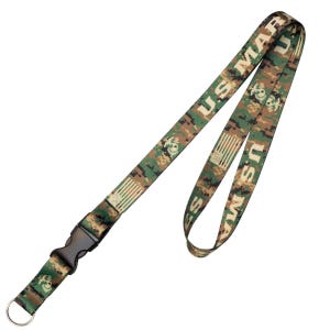 7.62 Design USMC Woodland Lanyard - Officially Licensed USMC Product