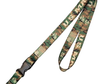 7.62 Design USMC Woodland Lanyard - Officially Licensed USMC Product