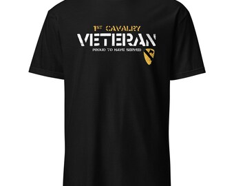U.S. Army 1st Cavalry Veteran Men's T-Shirt