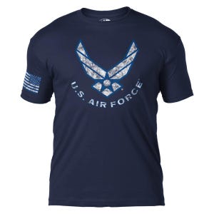 US Air Force &#39;Flight&#39; 7.62 Design Men&#39;s T-Shirt Navy