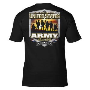 T-shirt Militaire 7.62 Design - Fighting Spirit Battlespace - Noir, Coton, Neuf Avec étiquette