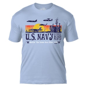 US Navy &#39;Steel Beach Party&#39; 7.62 Design Battlespace Men&#39;s T-Shirt