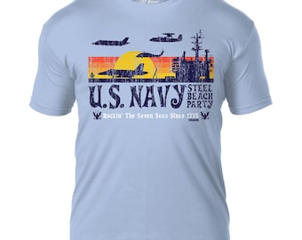 US Navy 'Steel Beach Party' 7.62 Design Battlespace Men's T-Shirt