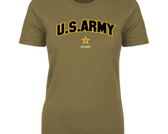 1970s 80s United States Army T Shirt Vintage Single Stitch