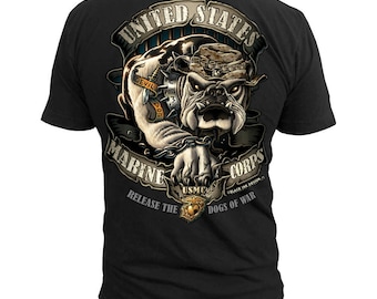 USMC &quot;Release the Dogs of War&quot; T-Shirt
