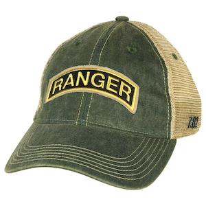 US Army Ranger Tab Vintage Trucker Hat - Etsy