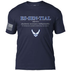 US Air Force &#39;Essential&#39; 7.62 Design Battlespace Men&#39;s T-Shirt Navy