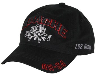 AH-64 Apache Twill 7.62 Design Cap - Black