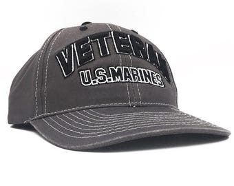 Casquette brodée du Corps des Marines pour vétéran de l'USMC