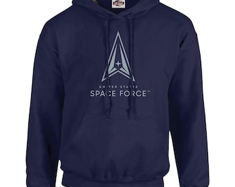 7.62 Design U.S. Space Force Logo Camo Lined Hoodie - Navy