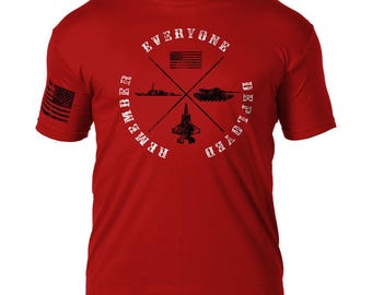 RED Remember Everyone Deployed 7.62 Design Men&#39;s T-Shirt