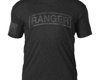 Army Ranger Tab 7.62 Design Men's T-Shirt Heather Black